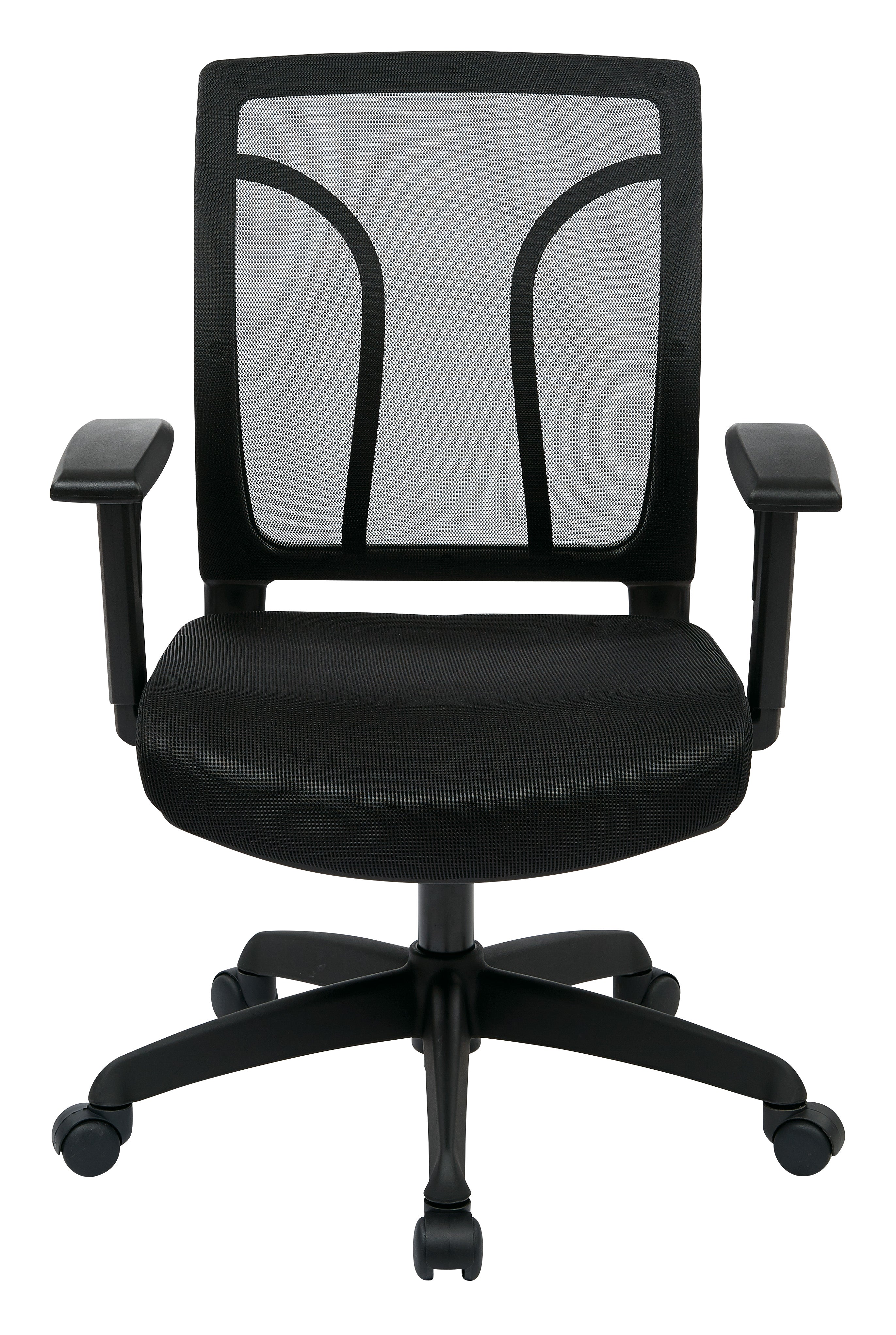 Screen Back Chair with Mesh Seat